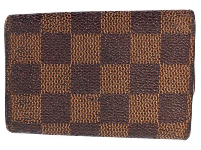 Portachiavi Damier Louis Vuitton Marrone - vista 2