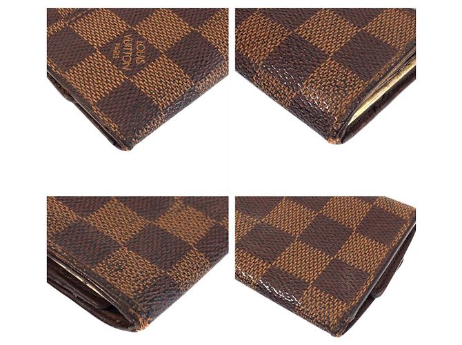 Portachiavi Damier Louis Vuitton Marrone - vista 3