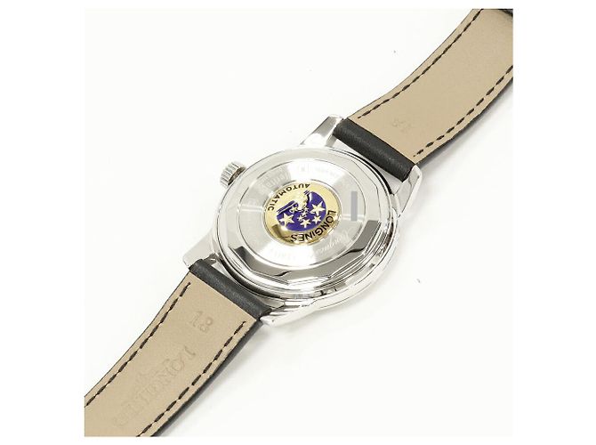 Longines Conquest Heritage Edelstahl-Uhr Schwarz - Ansicht 2