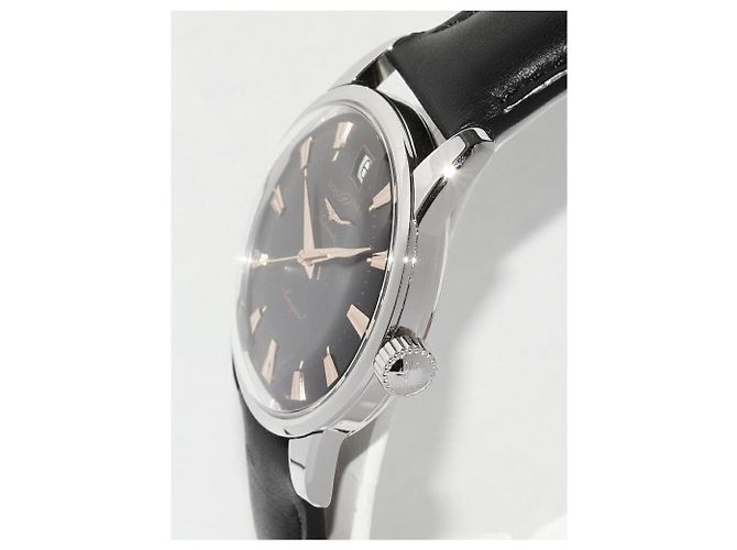 Longines Conquest Heritage Edelstahl-Uhr Schwarz - Ansicht 4