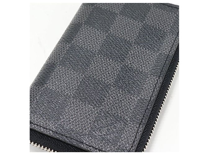 Monedero Zippy Louis Vuitton Damier Graphite Negro Damier ebene - vista 4