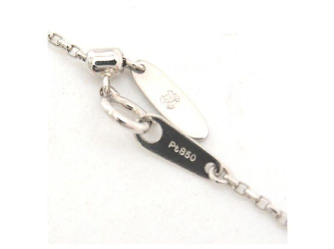 Autre Marque Collana in diamante Monnickendam Platinum Flower D1.43ct Argento - vista 5
