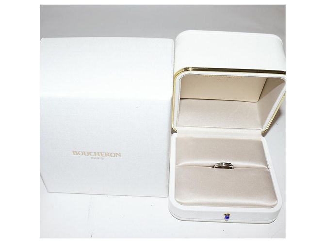 Boucheron Godron Pt950 Ring Größe 9 Silber - Ansicht 3