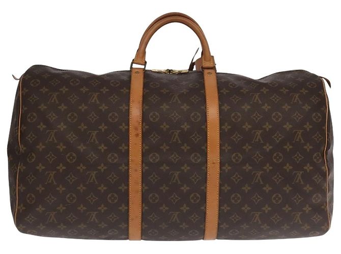 Louis Vuitton Keepall Monogram Canvas 60 Marrone - vista 2