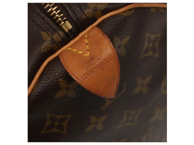 Louis Vuitton Keepall Monogram Canvas 60 Marrone - vista 7
