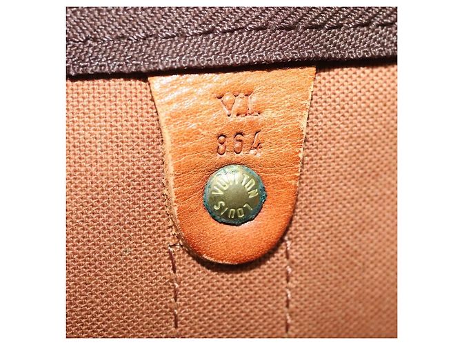 Louis Vuitton Keepall Monogram Canvas 60 Marron - vue 6