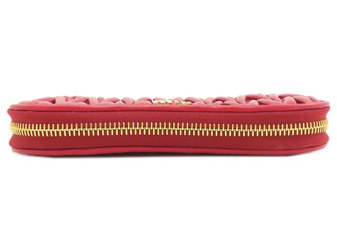 Pochette Accessorio Matelassé Miu Miu Rosso - vista 4
