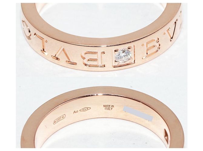 Bulgari Bvlgari B.zero1 Au750 Diamantring Größe 52 Pink - Ansicht 5