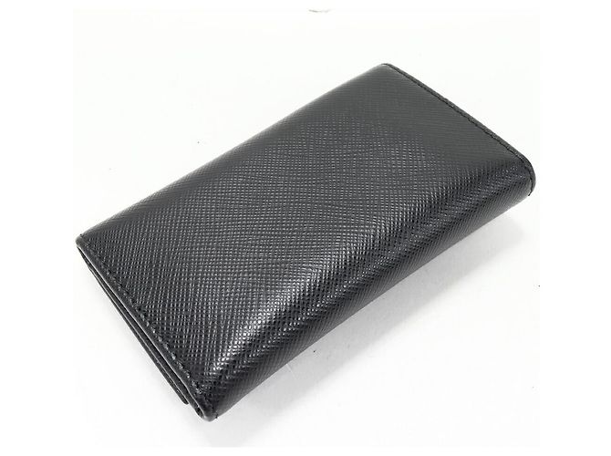 Prada Saffiano Calf 6 Key Case Black - view 2