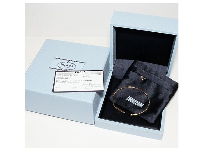 Pulseira de diamante Prada Eternal Gold Au750 Tamanho 17 Dourado - vista 3