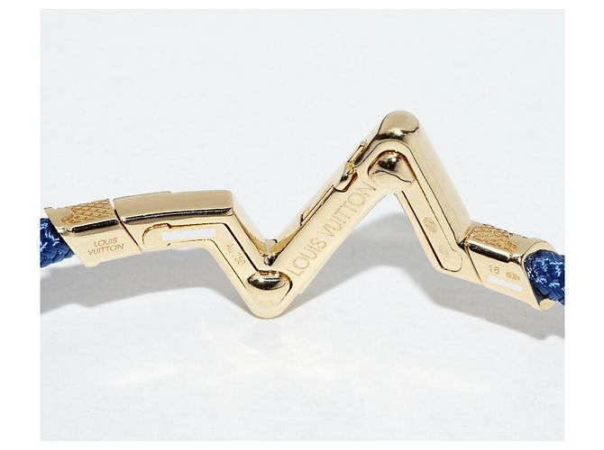Bracciale Louis Vuitton Play Volt Sottosopra GM Au750 Taglia 16 Blu - vista 5
