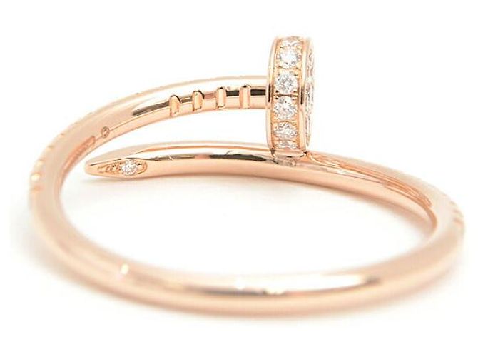 Cartier Juste un Clou 750PG Diamantring Größe 56 Pink - Ansicht 4