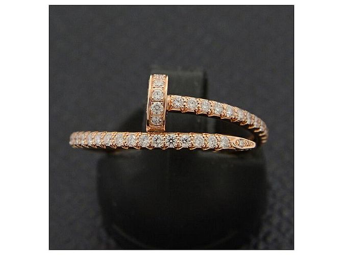 Cartier Juste un Clou 750PG Diamantring Größe 56 Pink - Ansicht 8