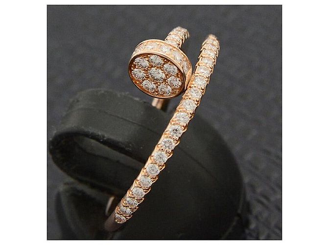 Cartier Juste un Clou 750PG Diamantring Größe 56 Pink - Ansicht 9
