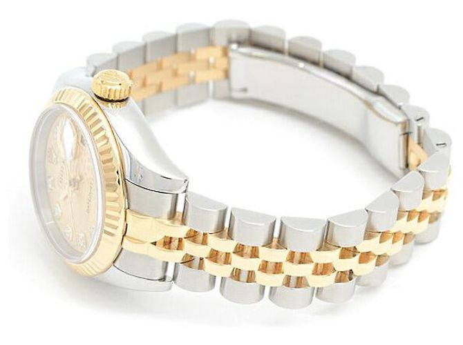 Reloj automático Rolex Datejust con esfera dorada 179143G Dorado - vista 2