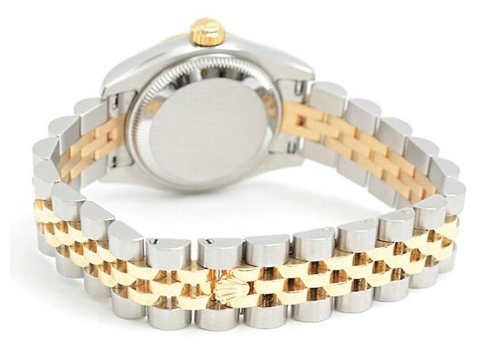 Reloj automático Rolex Datejust con esfera dorada 179143G Dorado - vista 3