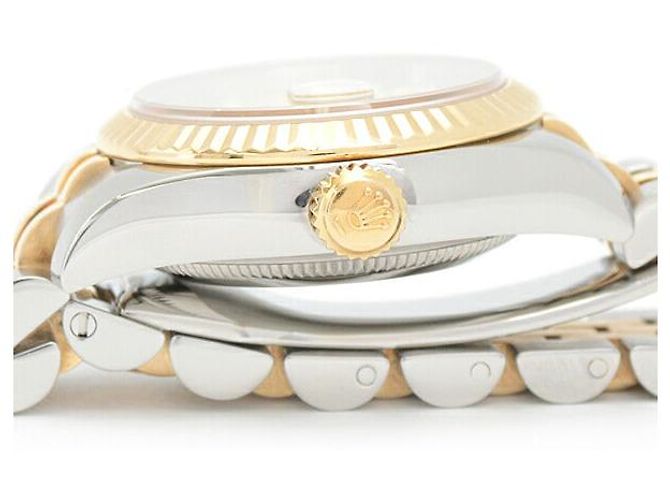 Reloj automático Rolex Datejust con esfera dorada 179143G Dorado - vista 6