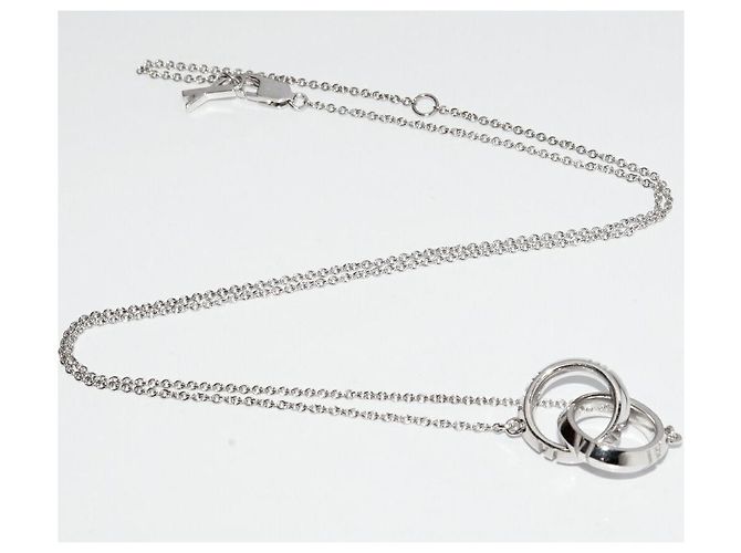 Collar Péndulo Interconectado Au750 Atlas X Cerrado de Tiffany & Co. Plata - vista 3