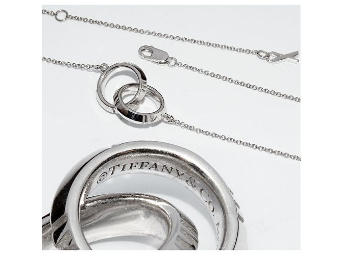 Collar Péndulo Interconectado Au750 Atlas X Cerrado de Tiffany & Co. Plata - vista 4