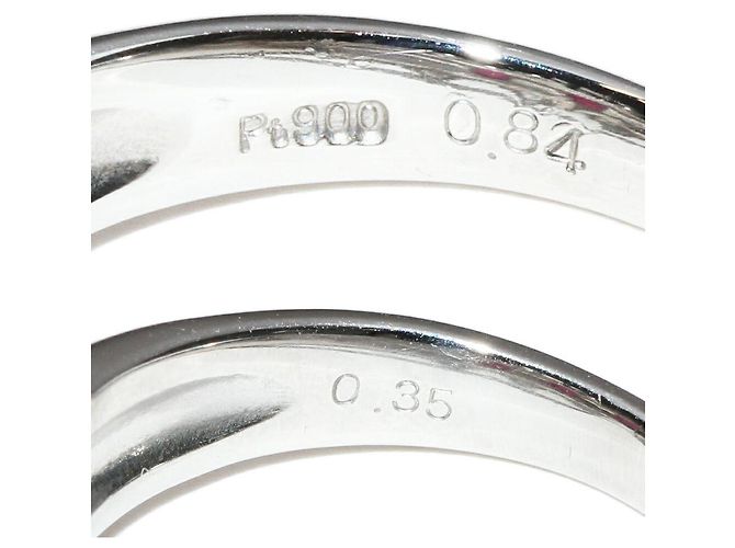 Autre Marque Anillo de Rubí y Diamante Pt900 Roja - vista 5