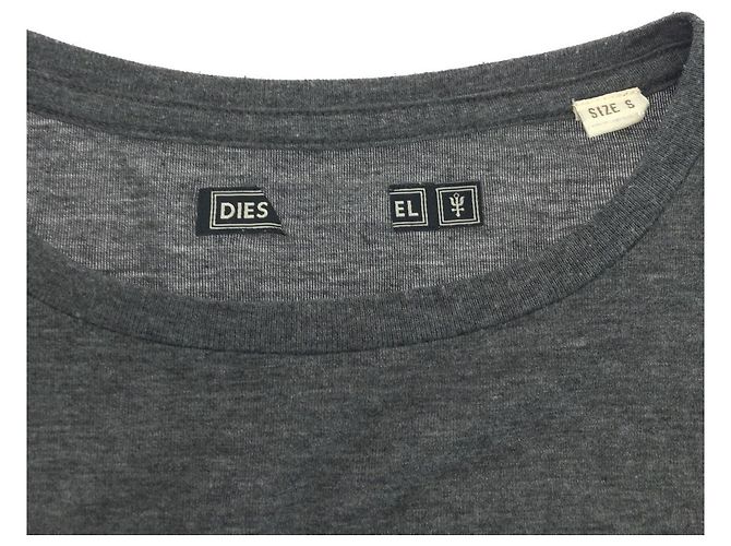 Autre Marque Camiseta de algodón DIESEL Castaño Negro - vista 3