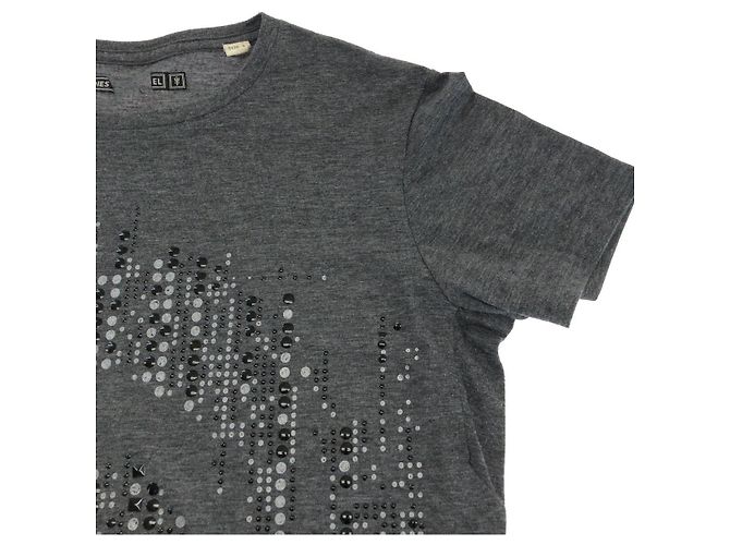 Autre Marque Camiseta de algodón DIESEL Castaño Negro - vista 8