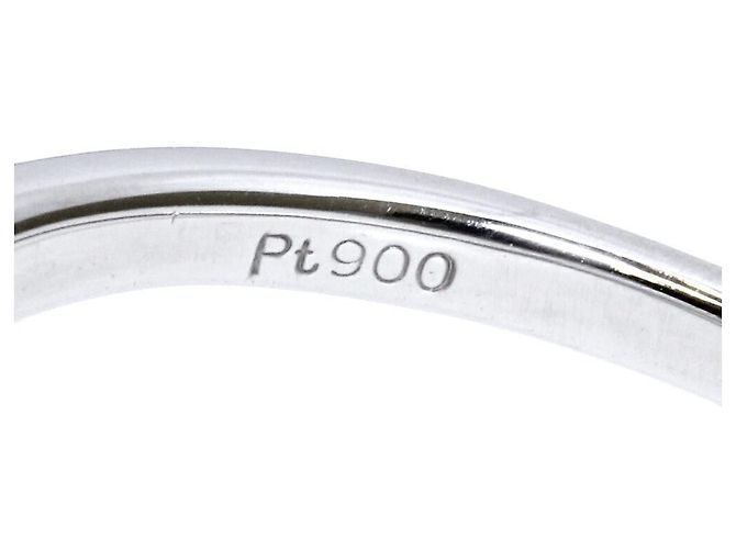 Autre Marque Anello con diamante in Pt900 Argento - vista 3