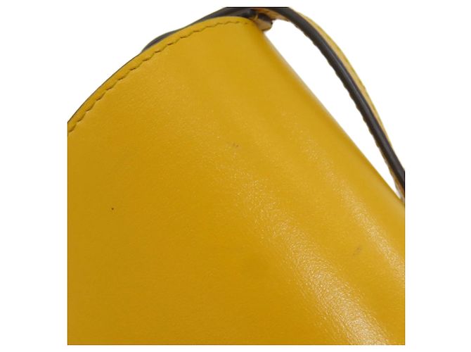 Borsa a Spalla Gucci Horsebit 1955 Giallo - vista 10