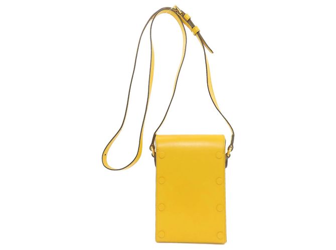 Borsa a Spalla Gucci Horsebit 1955 Giallo - vista 2