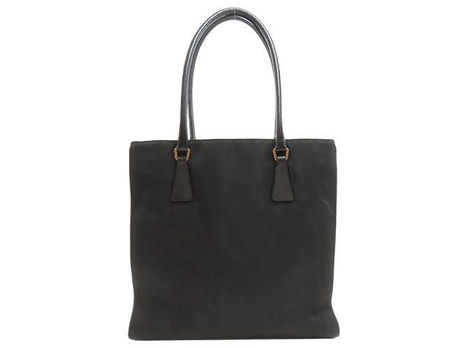 Borsa Tote in Nylon Prada Nero - vista 2