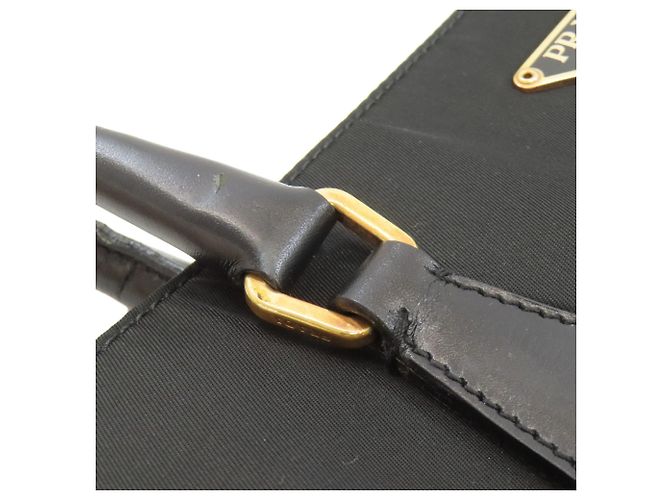 Borsa Tote in Nylon Prada Nero - vista 20