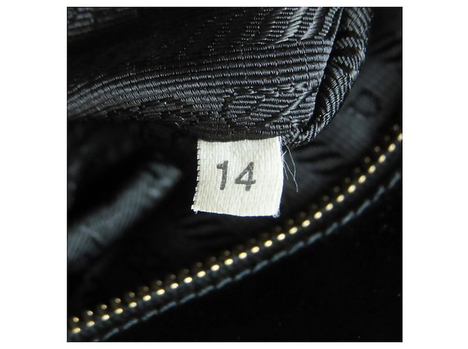 Borsa Tote in Nylon Prada Nero - vista 7