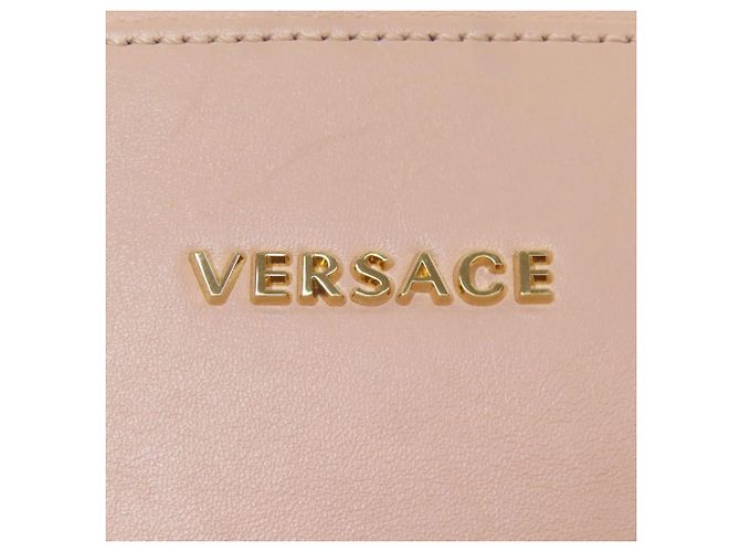 Bolso de Hombro de Cuero Versace Rosa - vista 13