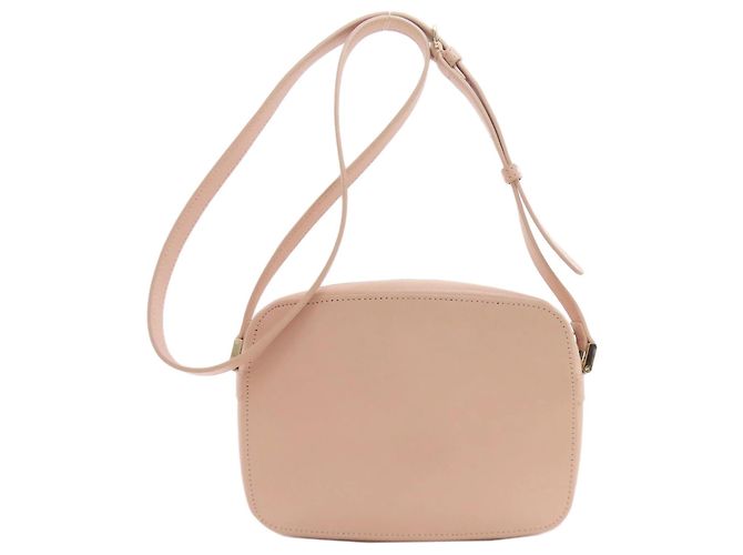 Bolso de Hombro de Cuero Versace Rosa - vista 2