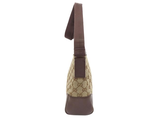 Gucci GG Canvas Schultertasche Braun - Ansicht 3