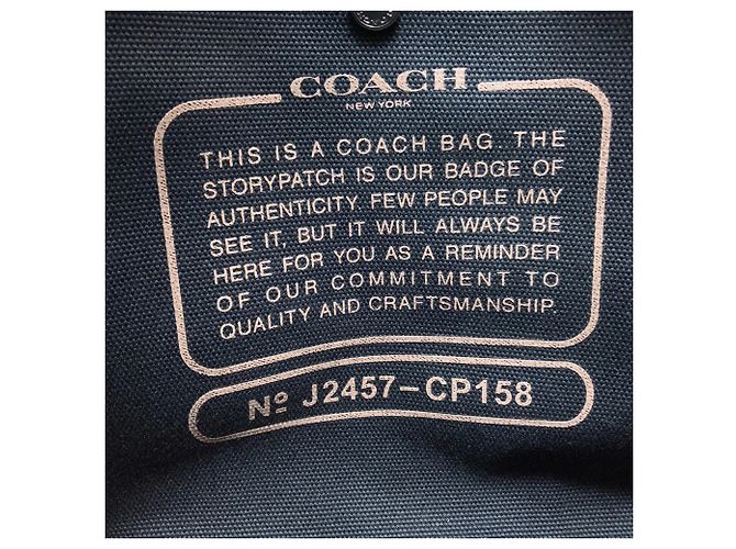 Borsa a mano Coach CP158 Cargo 2 vie Nero - vista 6