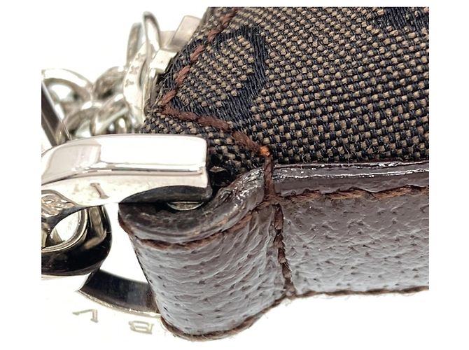 Bulgari Borsa a Spalla Bvlgari Logomania Marrone - vista 13