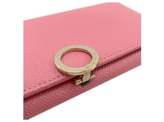 Bulgari Cartera larga de cuero rosa Bvlgari - vista 15
