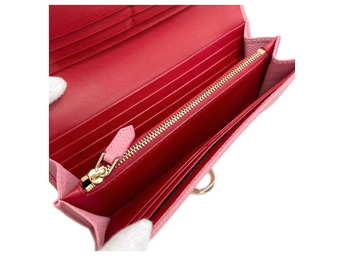 Bulgari Cartera larga de cuero rosa Bvlgari - vista 5