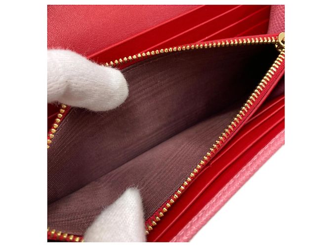 Bulgari Cartera larga de cuero rosa Bvlgari - vista 6