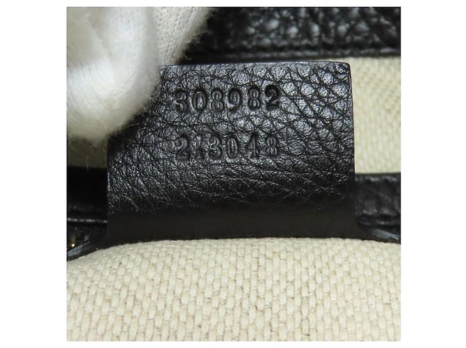 Bolso Gucci 308982 Soho Interlocking G Negro - vista 7