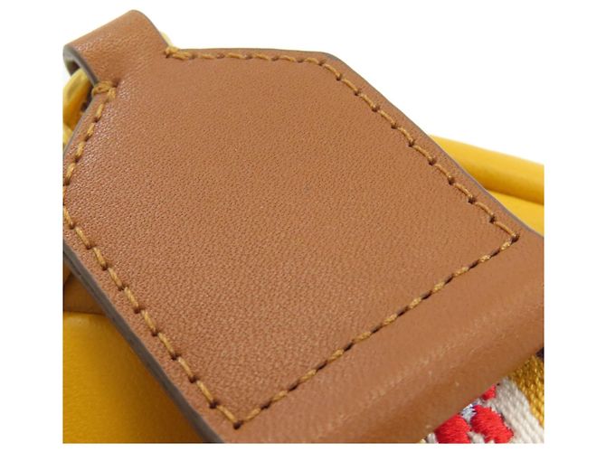 Borsa a spalla mini Perry High Frequency di Tory Burch Giallo - vista 10