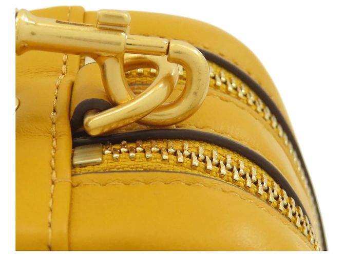 Borsa a spalla mini Perry High Frequency di Tory Burch Giallo - vista 11