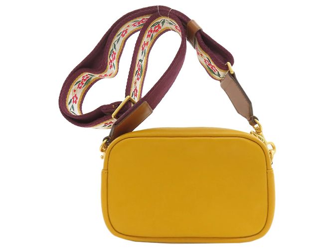 Borsa a spalla mini Perry High Frequency di Tory Burch Giallo - vista 2