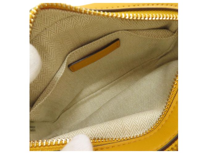 Borsa a spalla mini Perry High Frequency di Tory Burch Giallo - vista 5