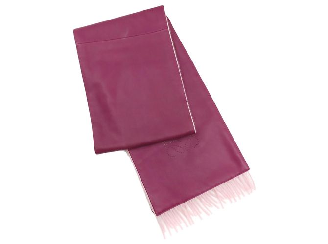 Cachecol Anagram Loewe Rosa Roxo - vista 2