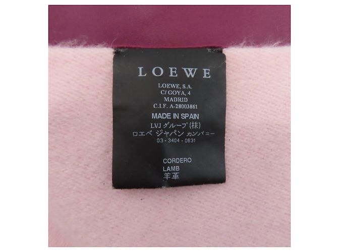 Cachecol Anagram Loewe Rosa Roxo - vista 6