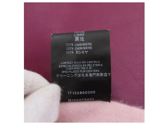 Cachecol Anagram Loewe Rosa Roxo - vista 7