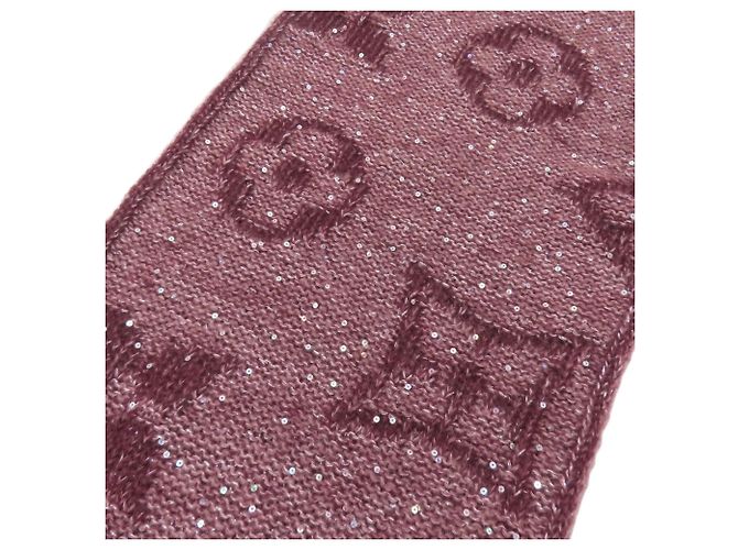Monogramm Pailletten Schal von Louis Vuitton Bordeaux - Ansicht 3