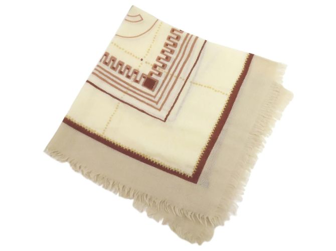 Chanel Coco Mark Stole Beige Yellow - view 2